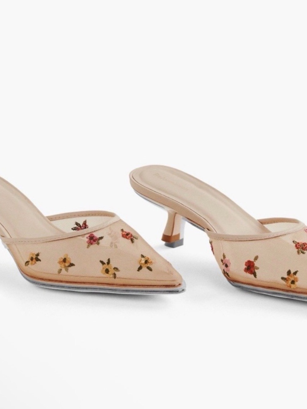 Reformation Wilda floral kitten heels - Picture 2 of 2